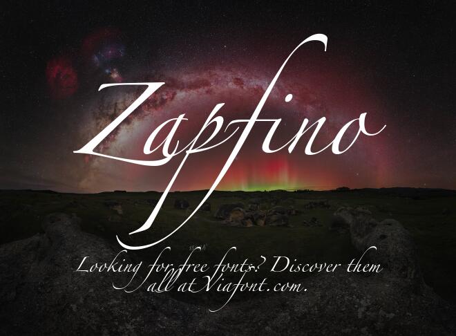 Zapfino Font