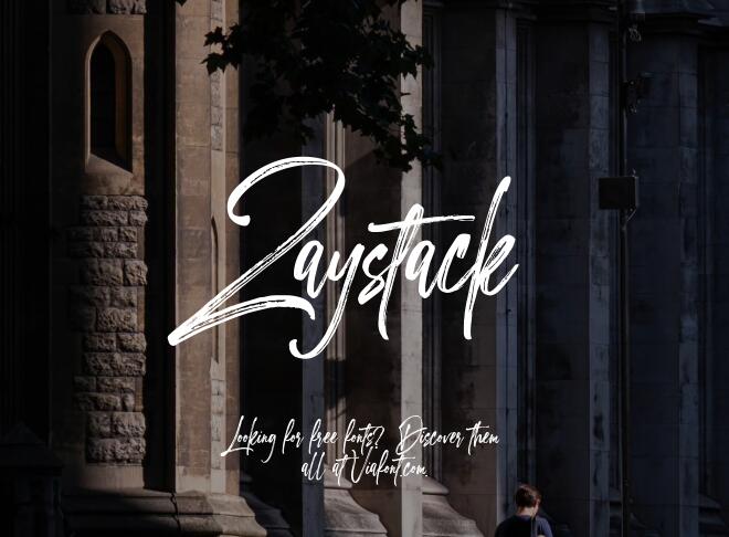 Zaystack Font