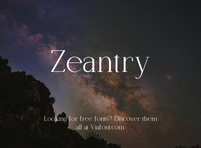 Zeantry Font