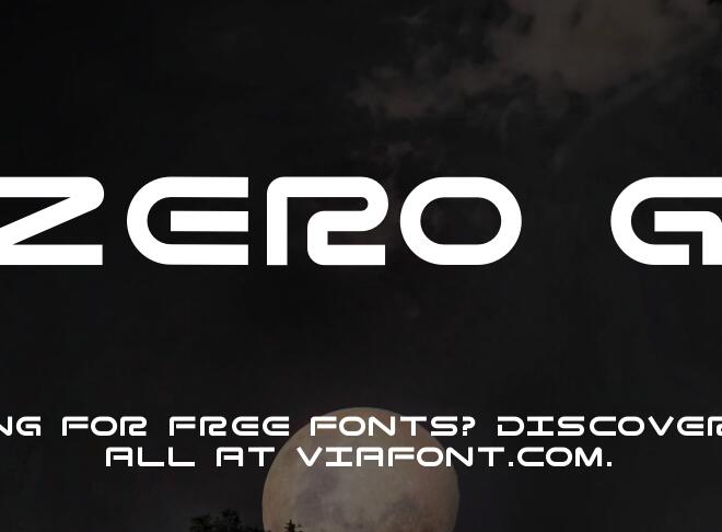 Zero G Font