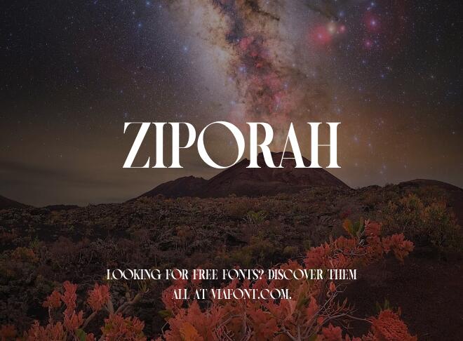 Ziporah Font