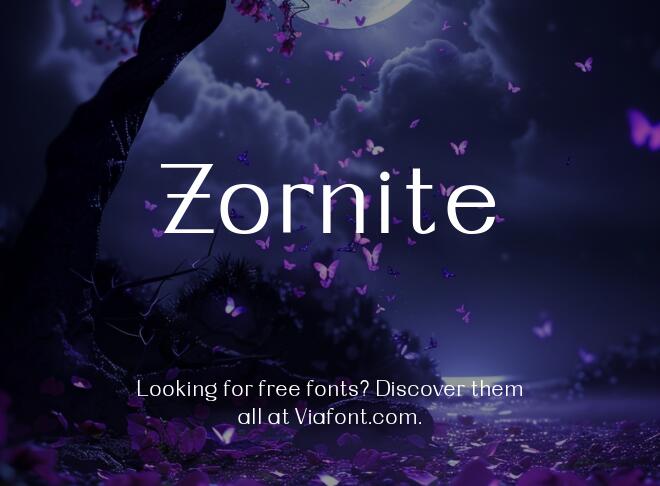 Zornite Font