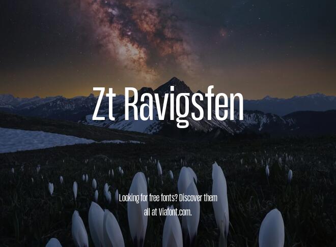 Zt Ravigsfen Font